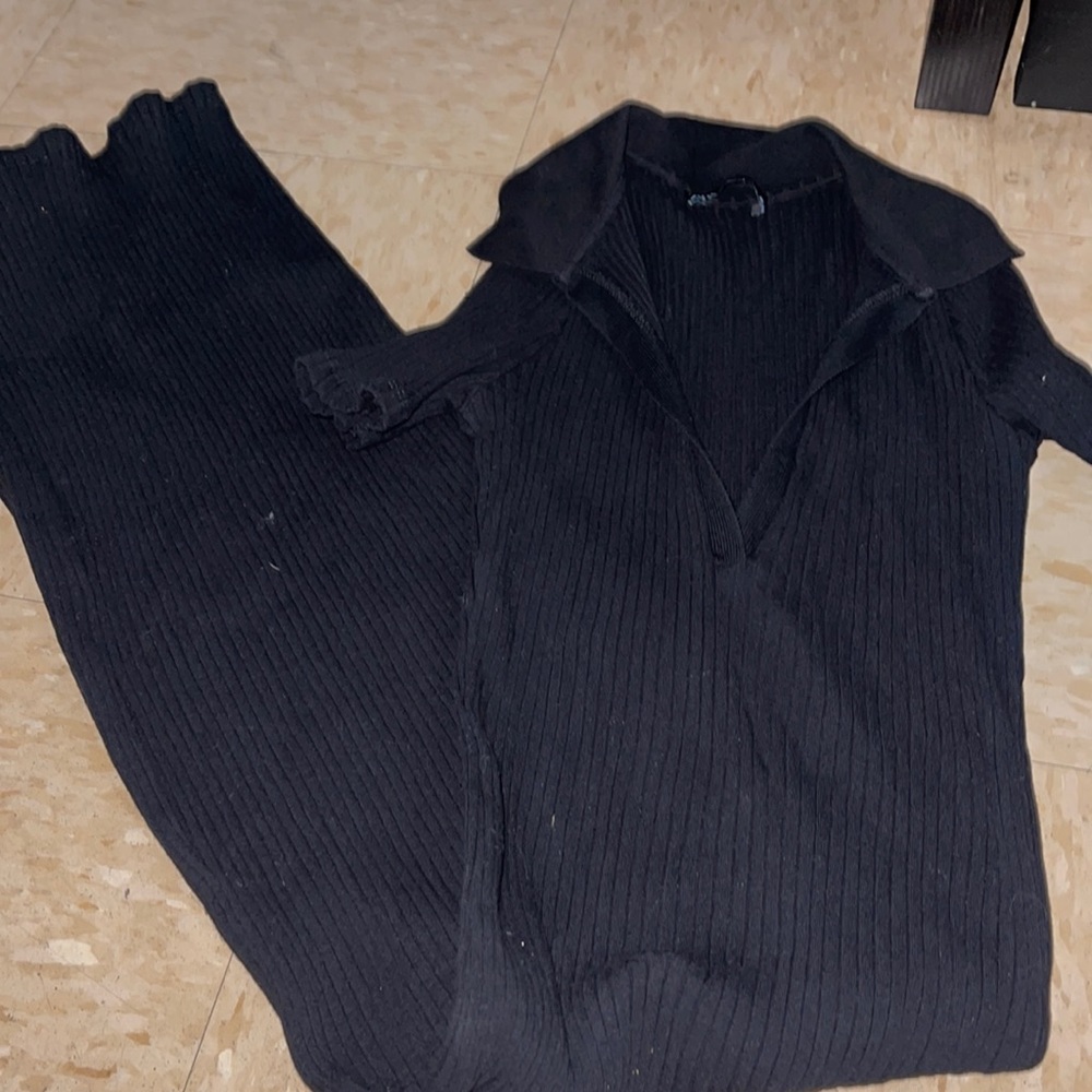 Zara black body con dress